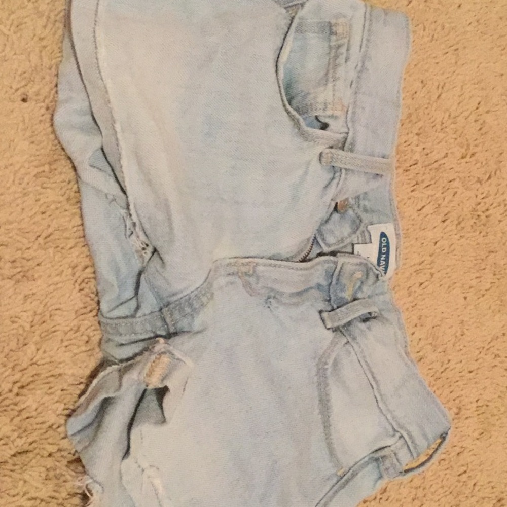 Juniors light blue shorts